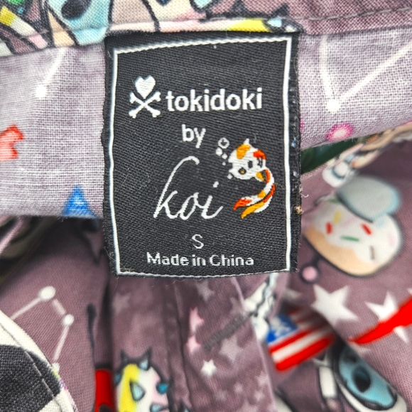 Scrub Top Bundle Tokidoki Anime Space Impulse ScrubWorks Polar Bears Owls Size S - Picture 5 of 8